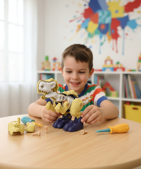 DIY Free Assembly Dinosaur Kit