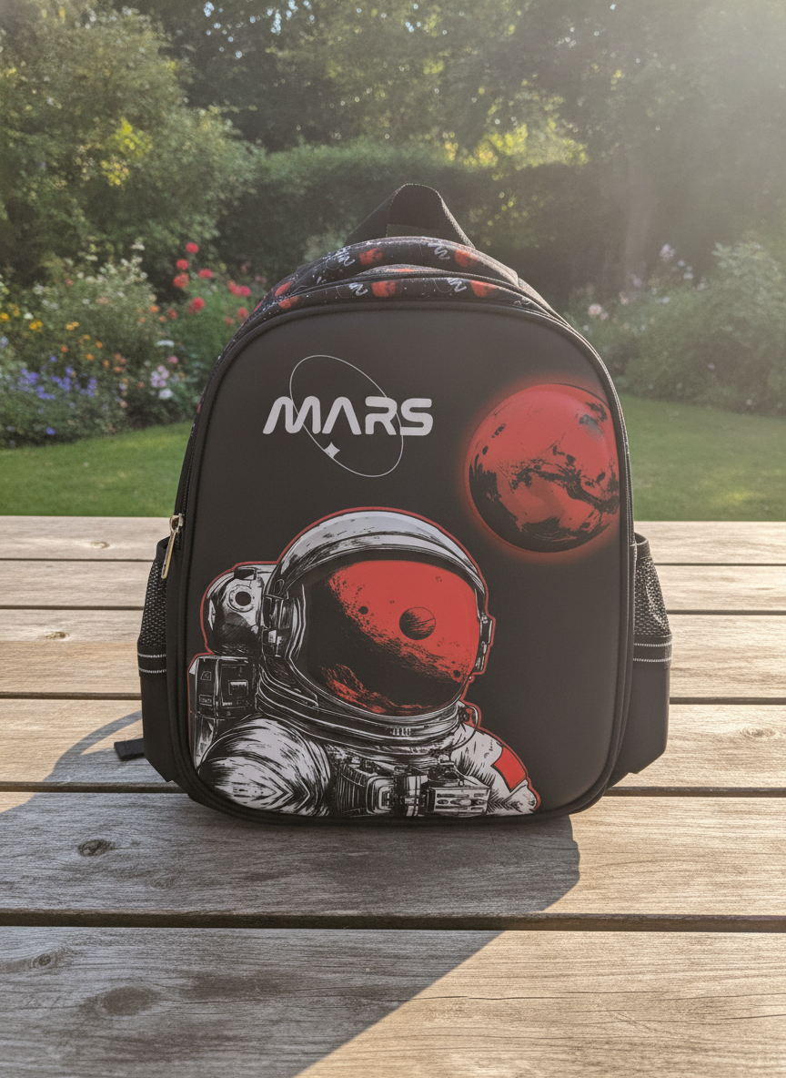B.Z. MARS Space Theme Backpack (Size 16)