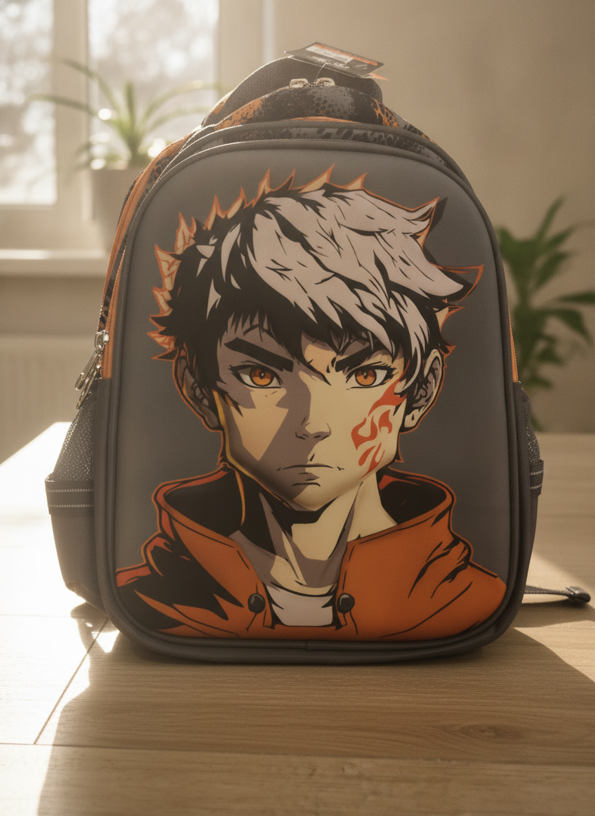 B & Z Anime Style School Backpack (Size 17)