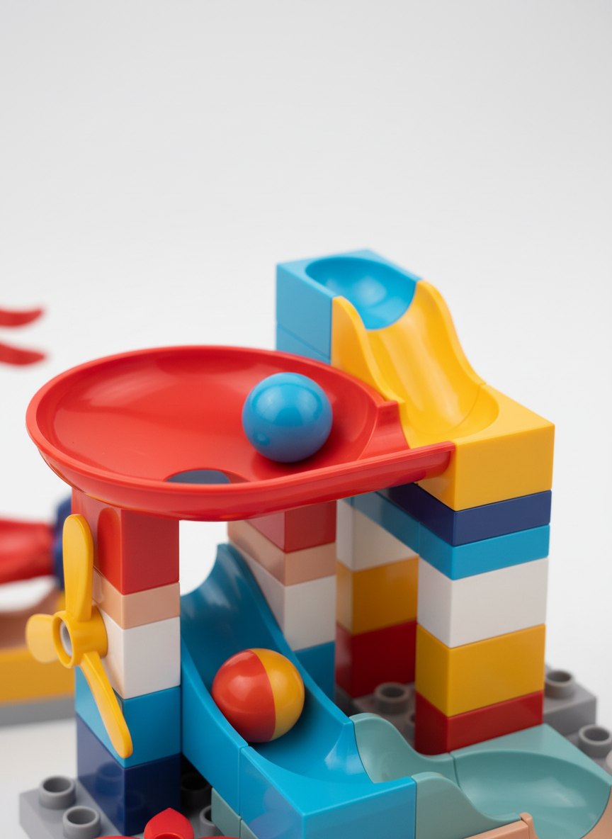 Marble Run Slide Block