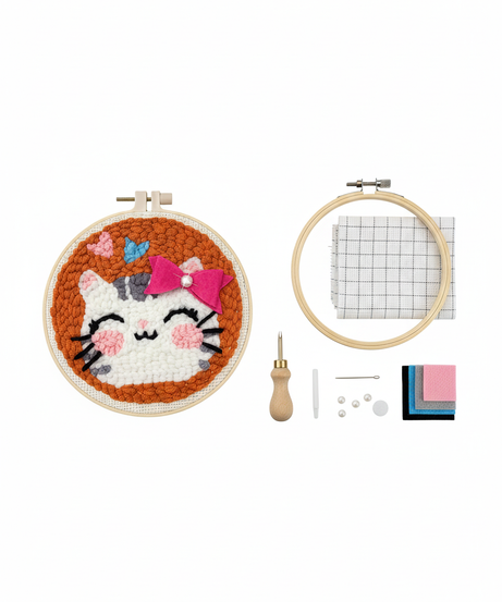 Make Your Own Punch Embroidery Easy & Interesting