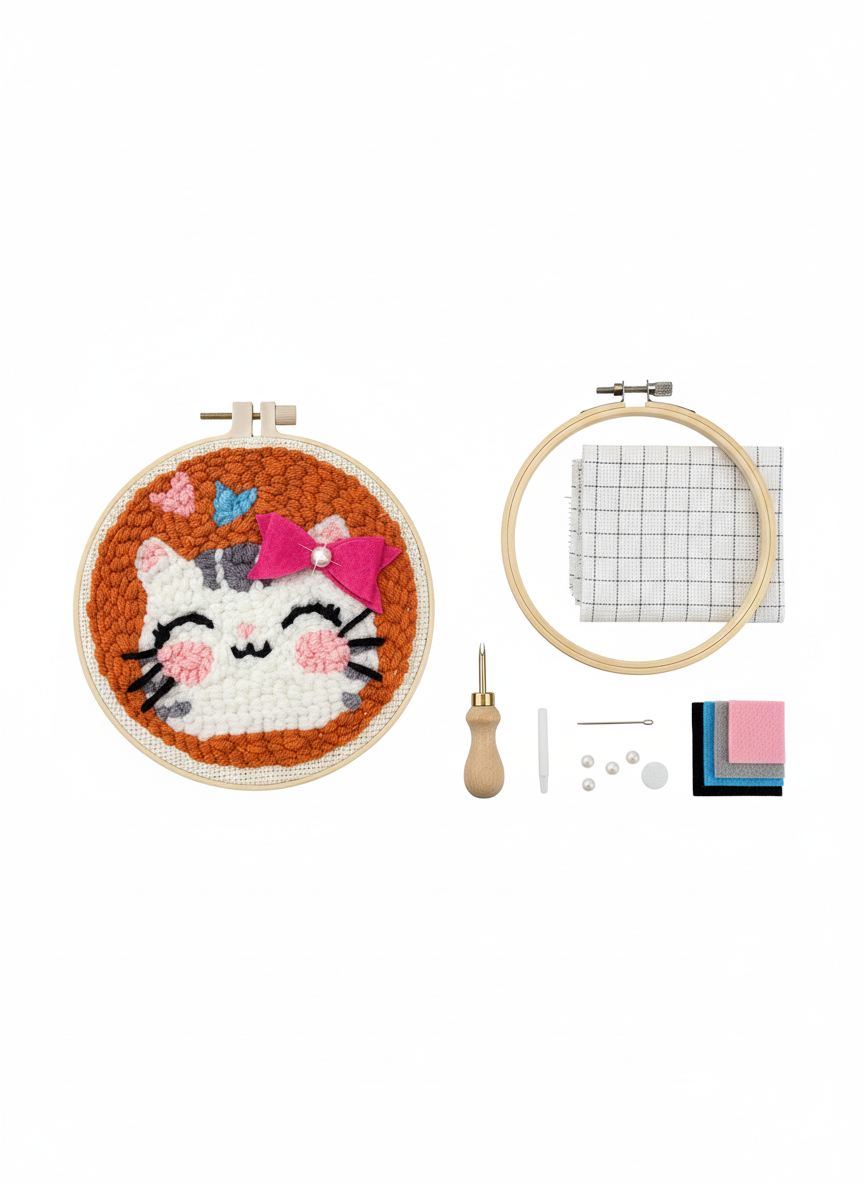 Make Your Own Punch Embroidery Easy & Interesting