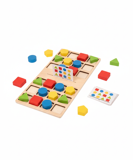 Shape Four-Color Battle Educational Toy