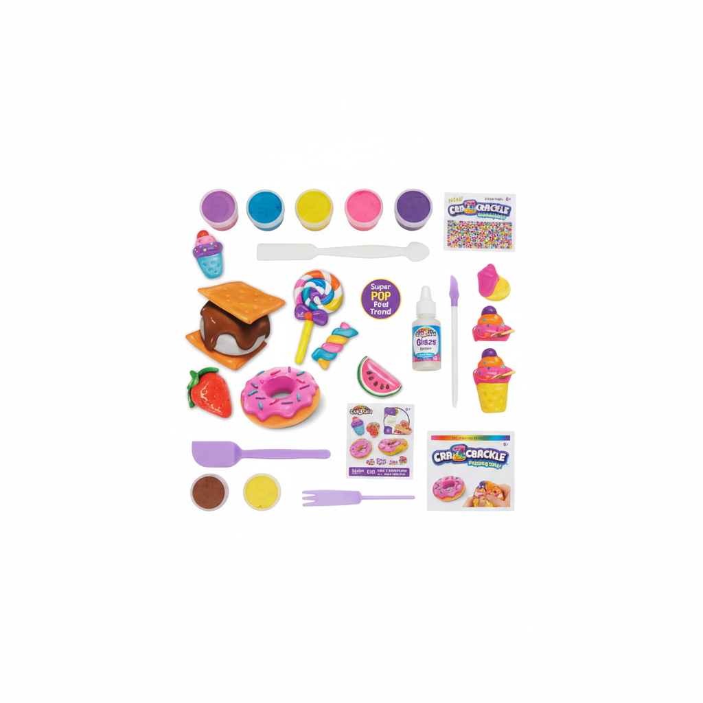 CRA-Z-CRACKLE Popping Clay! Create & Crack SWEET TREATS!