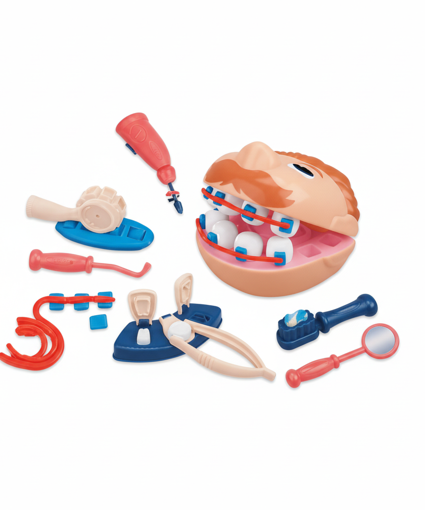 Magic Dough Happy Color Mud Dentist Set