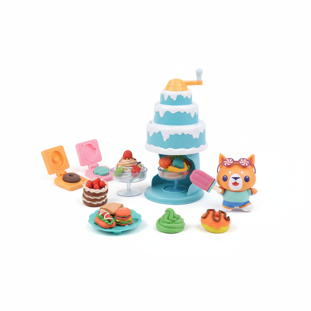 DIY Puzzle Color Mud Set