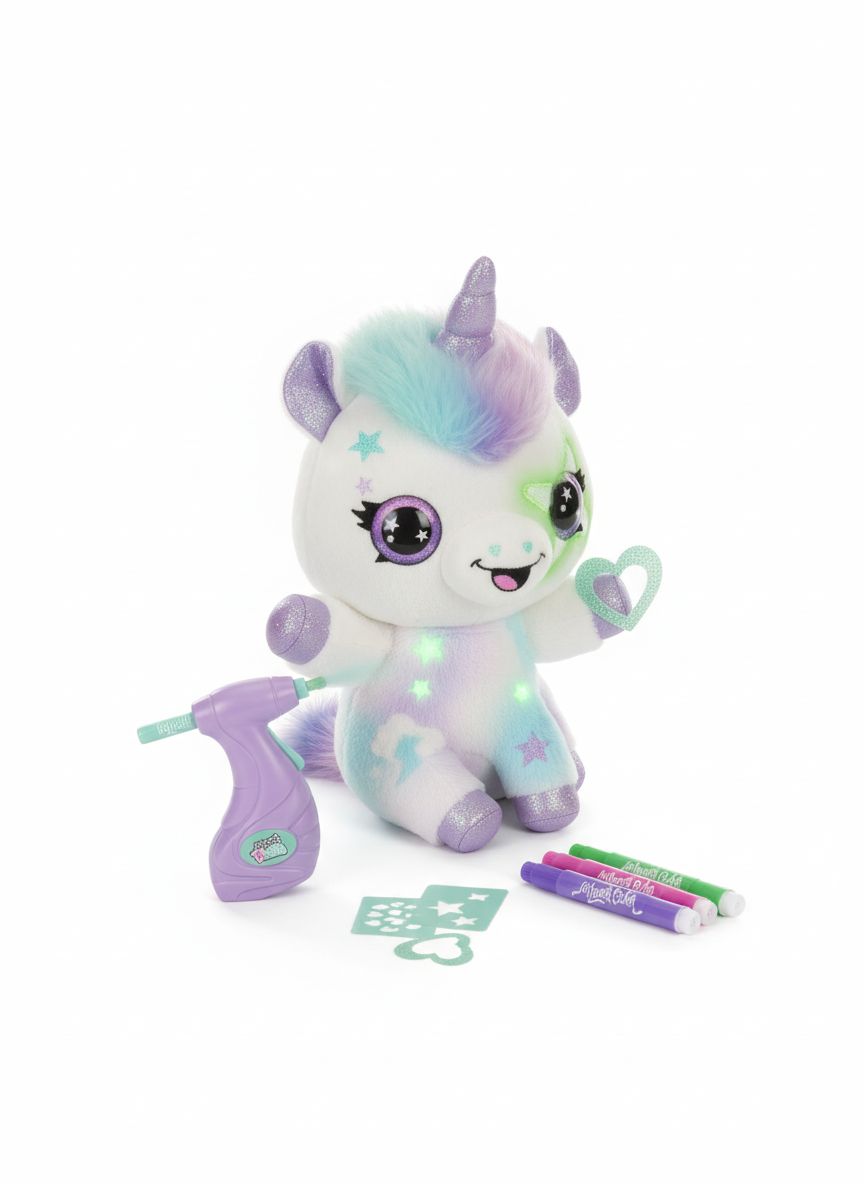 Air Brush Plush Magic Unicorn