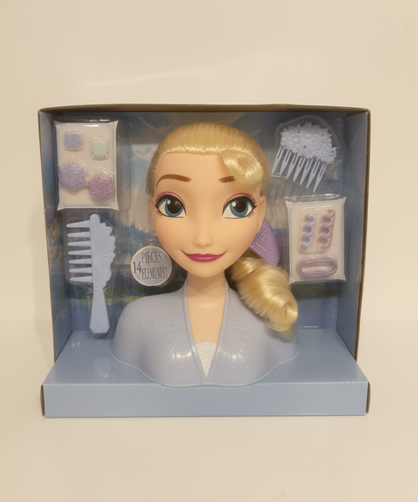 Disney Frozen Doll 14 Pieces Elements Styling Head
