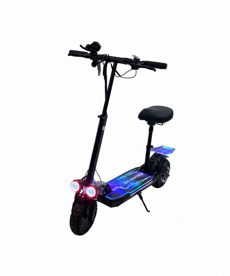 LED Glow Electric Scooter with Seat