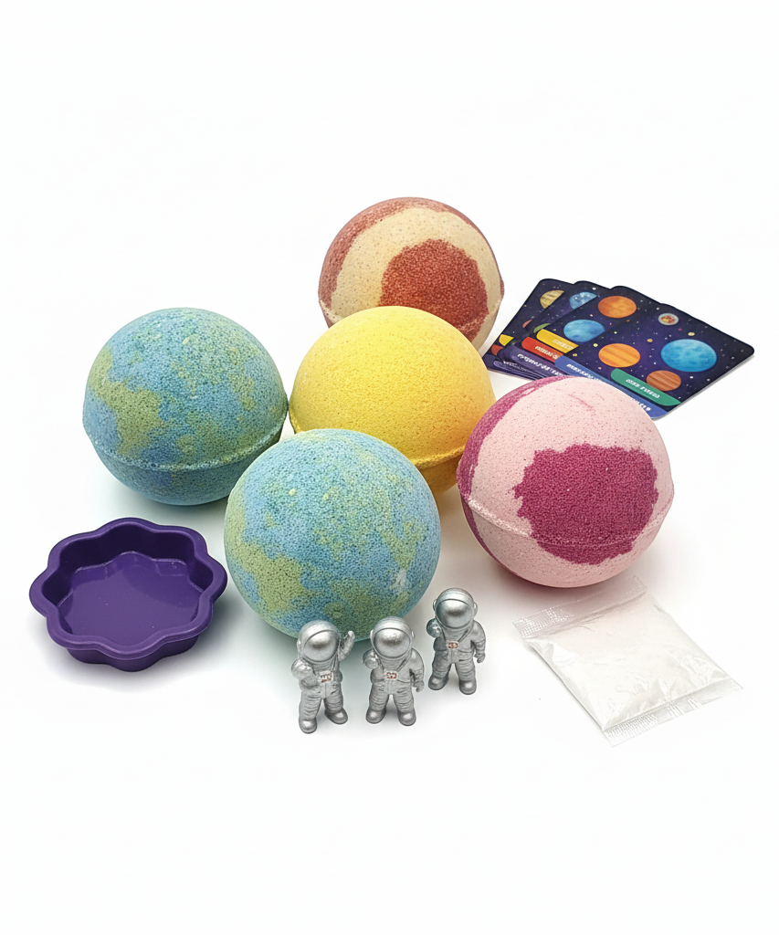 CRAZE iNKEE SPACE 5 Bath Bombs & 3 Surprise Figures Set