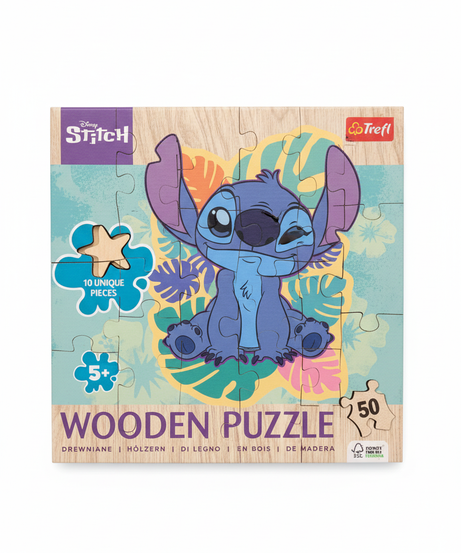 Wooden Puzzle 10 Unique Pieces Trefl Puzzle 50 PCS