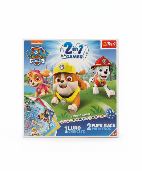 Paw Patrol 2 In 1 Game ( Ludo + Pups Race)  Trefl Puzzle