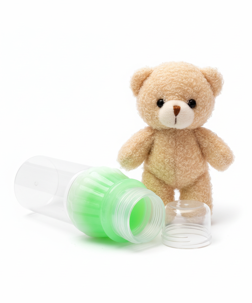 Teddy Bear Bubble Bottle & Plush Dispenser