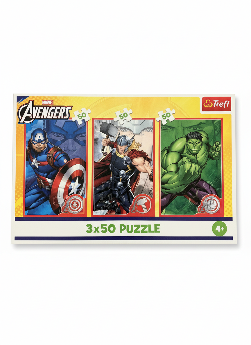 Avengers Trefl 3*50 Puzzle