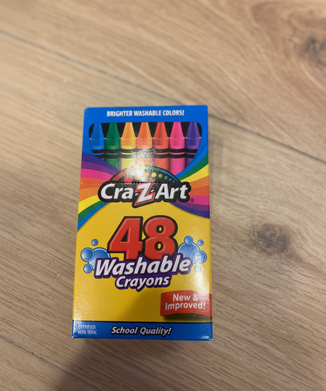 Brighter Washable Colors 48 Washable Crayons