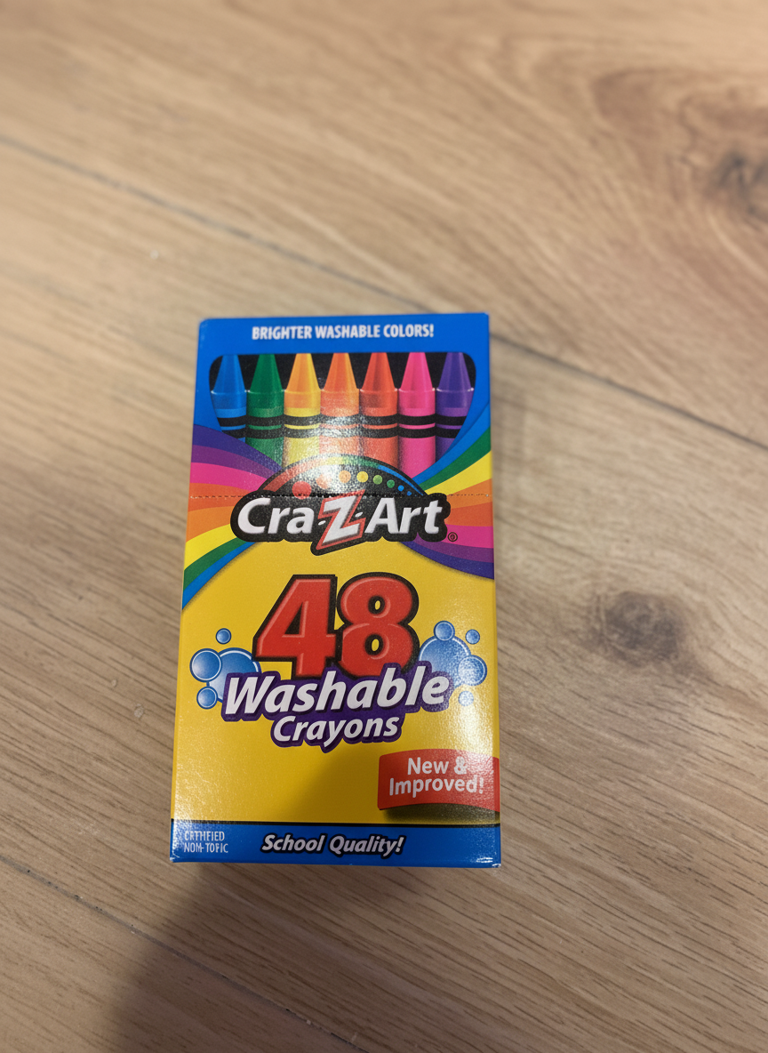Brighter Washable Colors 48 Washable Crayons