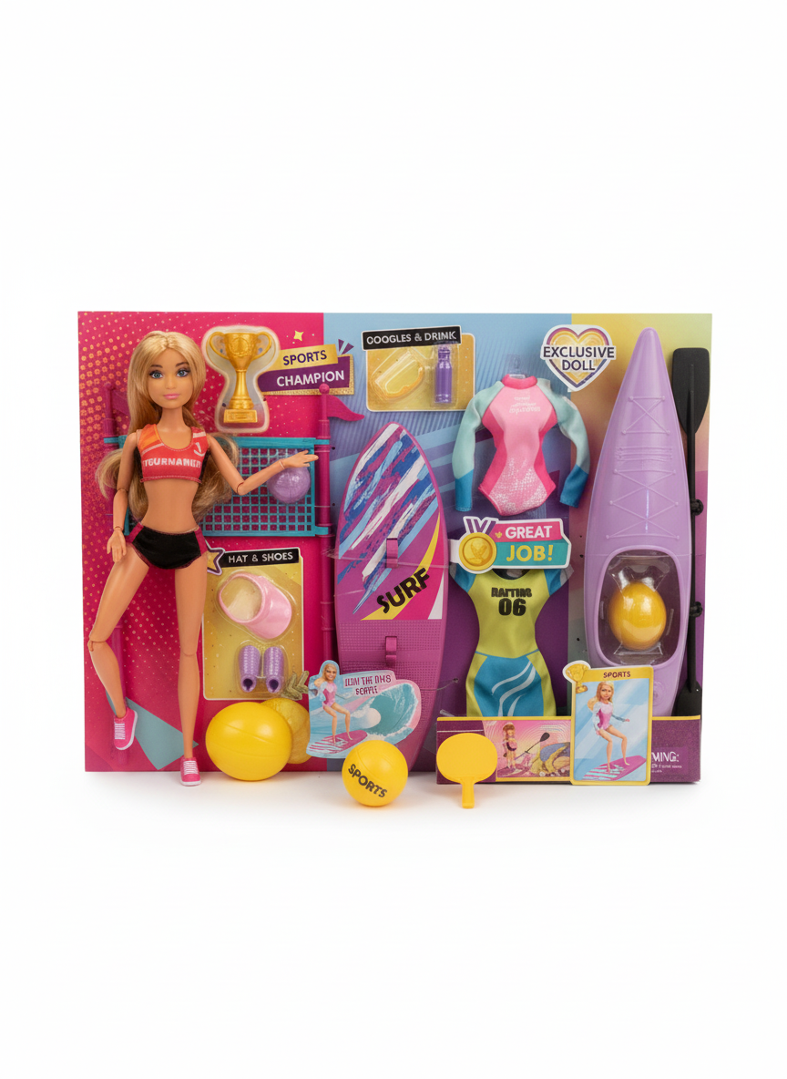 Anlily Collection Vocation Sports Volleyball Swimming