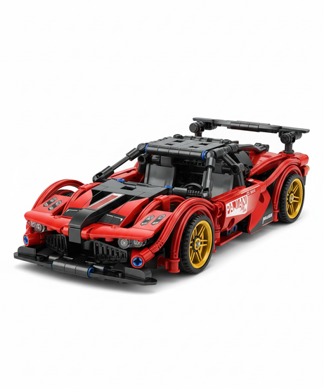 Pull Back Super Car Realistic Models Lego