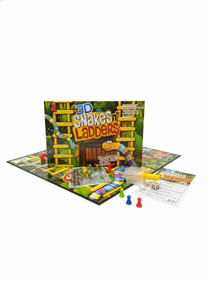 3D Snakes 'n' Ladders