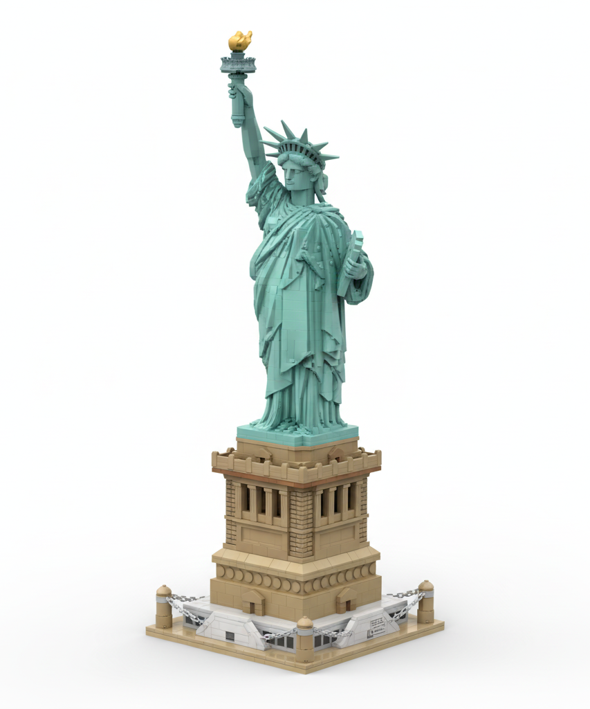 Statue Of Liberty  New York America LEgo 1409 PCS