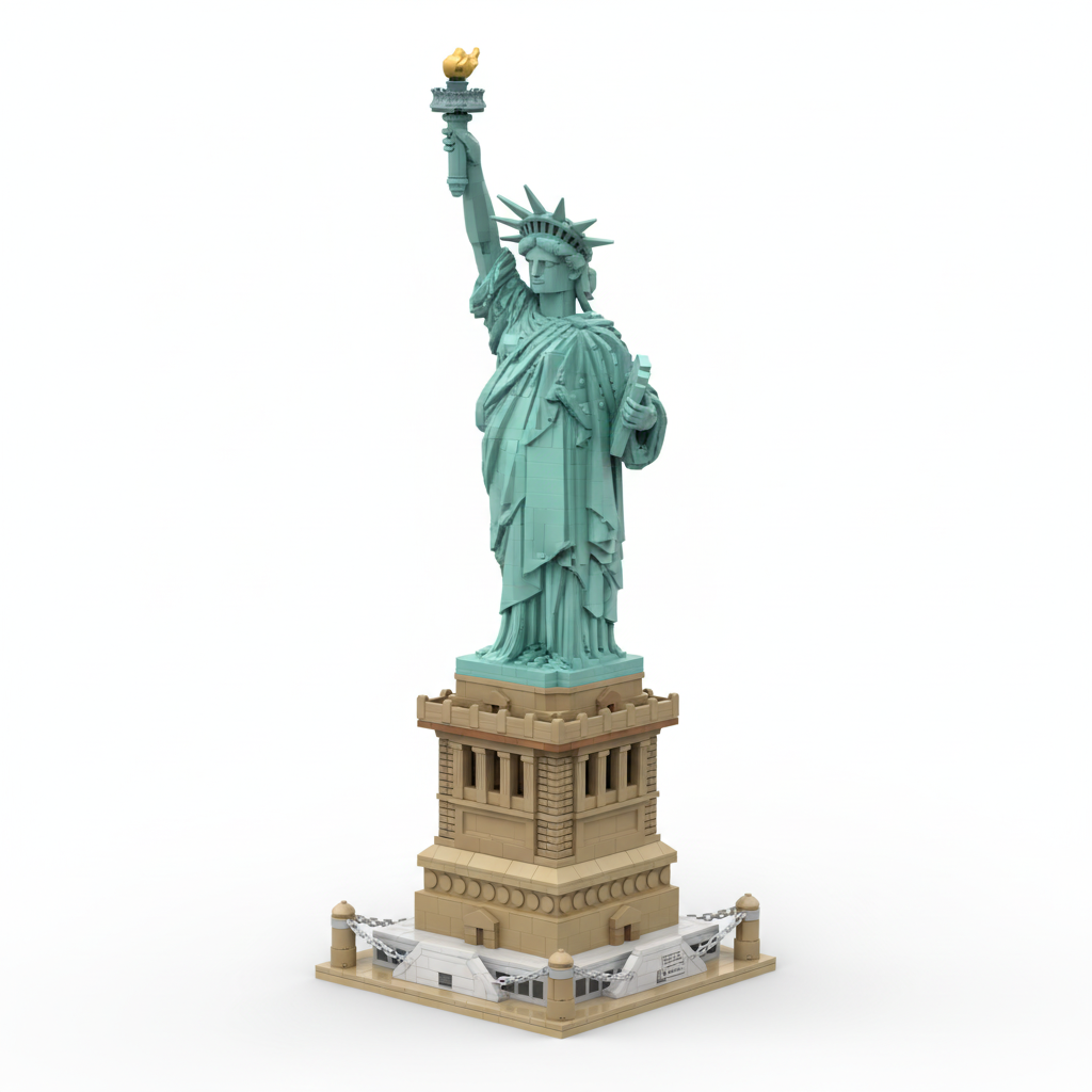Statue Of Liberty  New York America LEgo 1409 PCS
