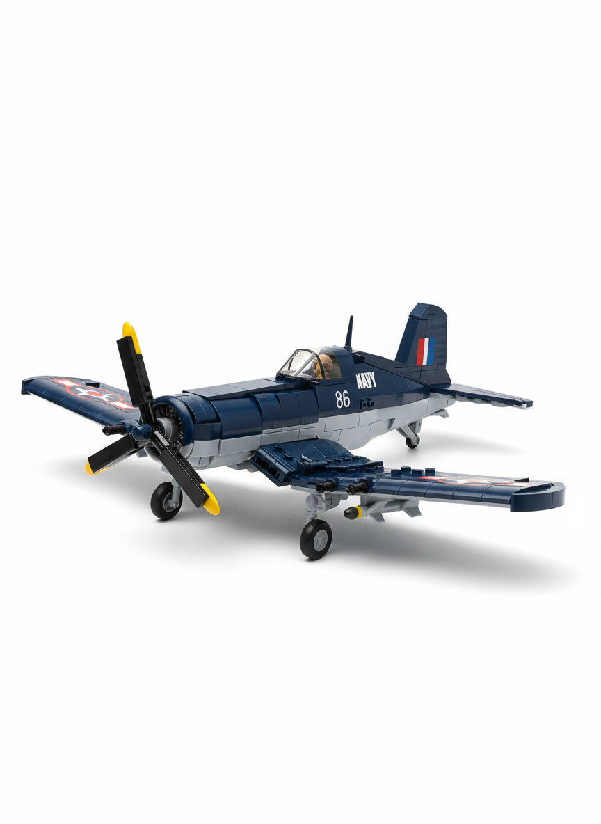 WWII Army 86 Navy 550 PCS Lego