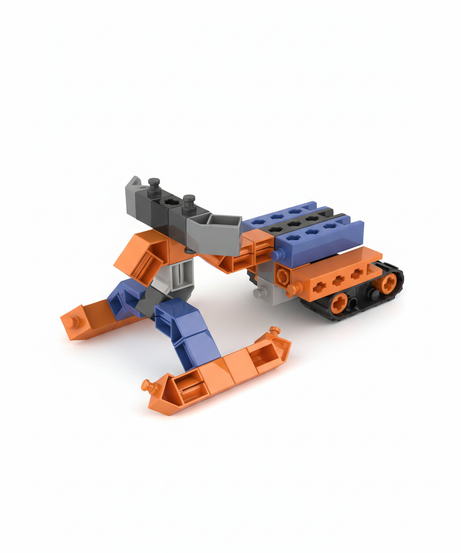 Engino Play To Invent Snowmobile Snap Fit System