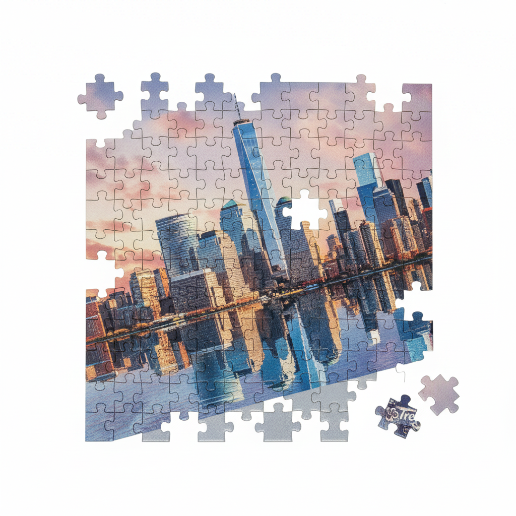 Trefl Panorama Puzzle 1000 - New York City Skyline