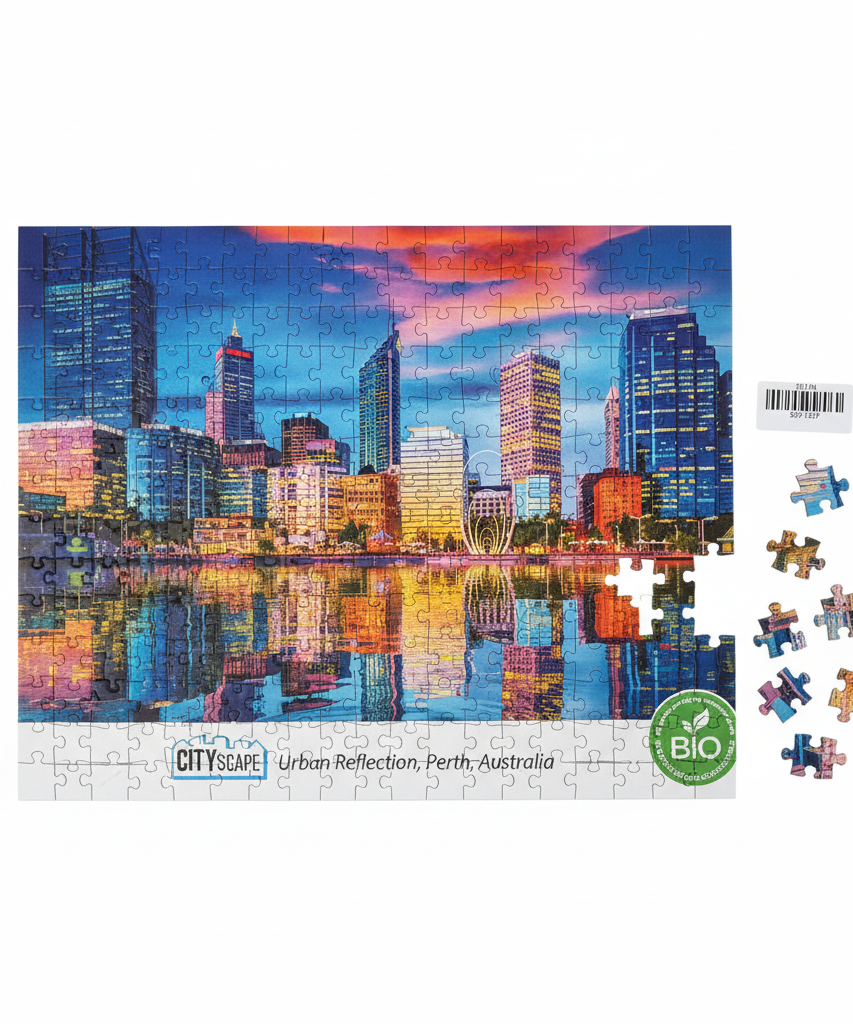 Trefl Prime Cityscape: Urban Reflection, Perth, Australia - 1500 Piece Puzzle