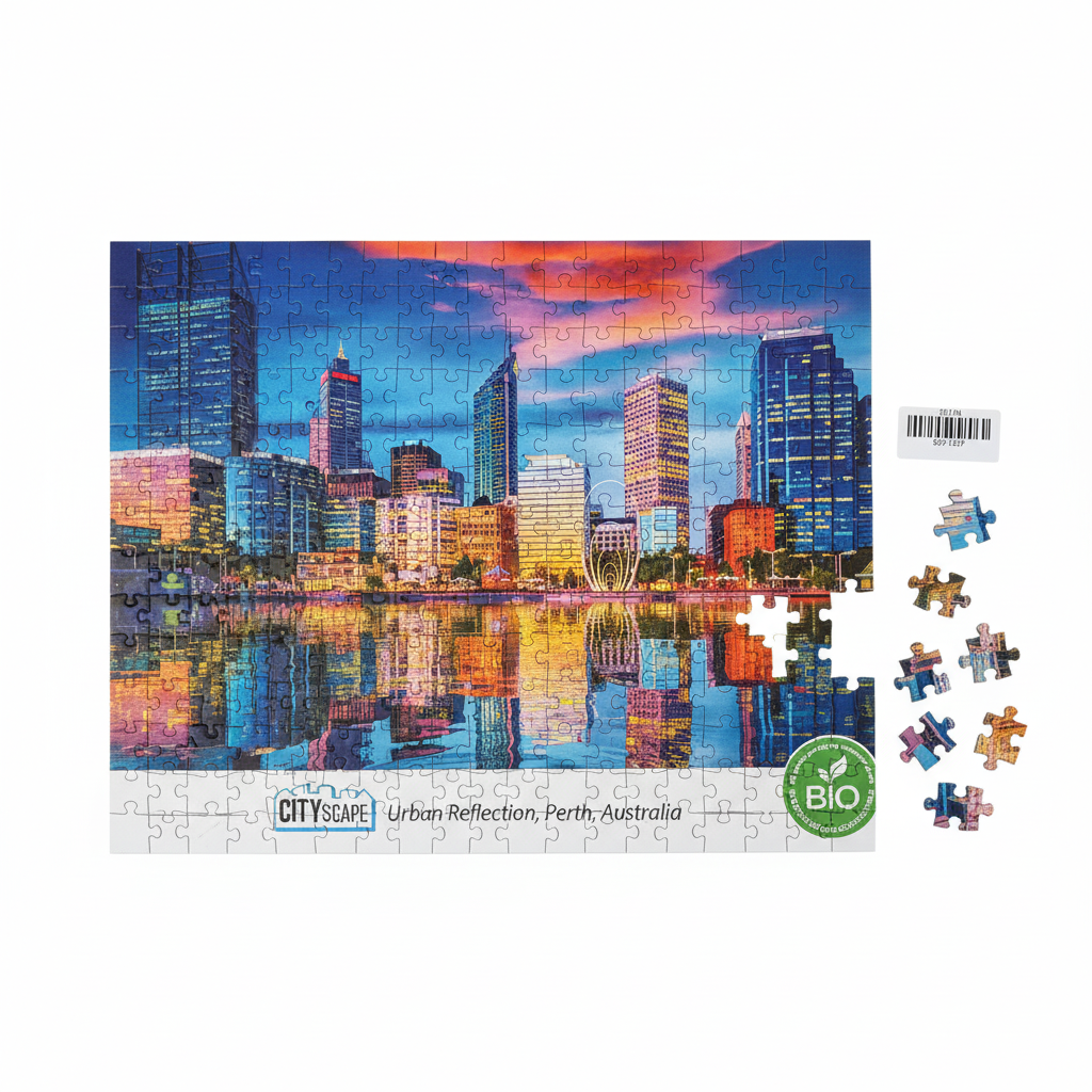 Trefl Prime Cityscape: Urban Reflection, Perth, Australia - 1500 Piece Puzzle