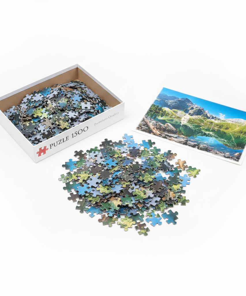 Trefl 1500 Piece Puzzle: Mountain Lake Reflection