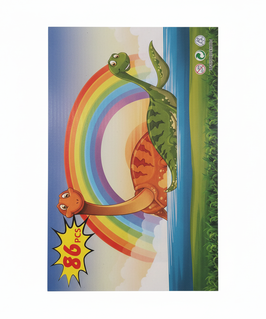 Dinosaur Rainbow 86-Piece Activity Fun Set