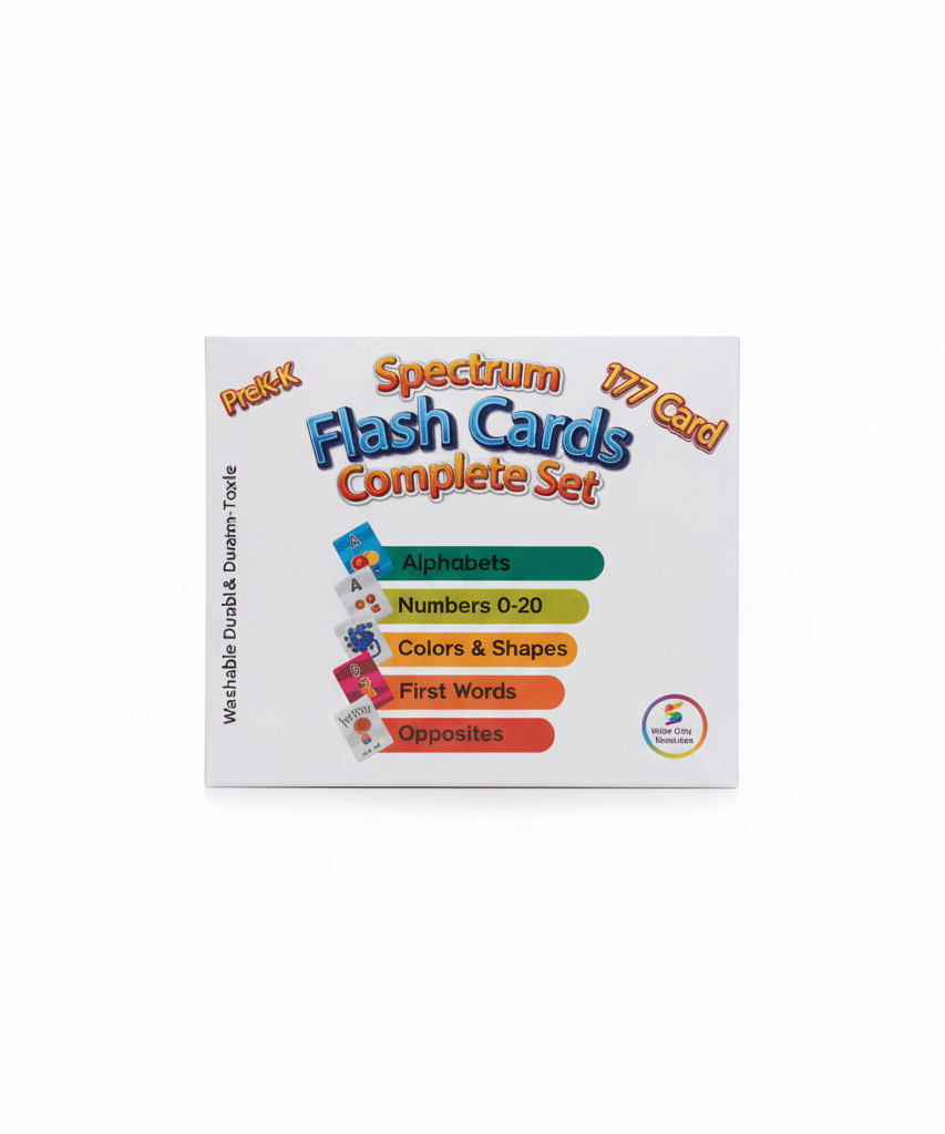 Spectrum PreK Flash Cards Complete Set - 177 Cards