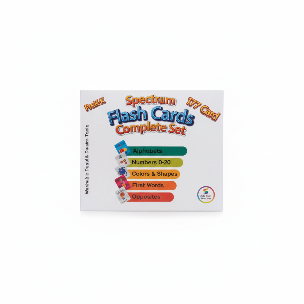 Spectrum PreK Flash Cards Complete Set - 177 Cards