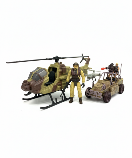 Soldier Combat 9 Green Helicopter