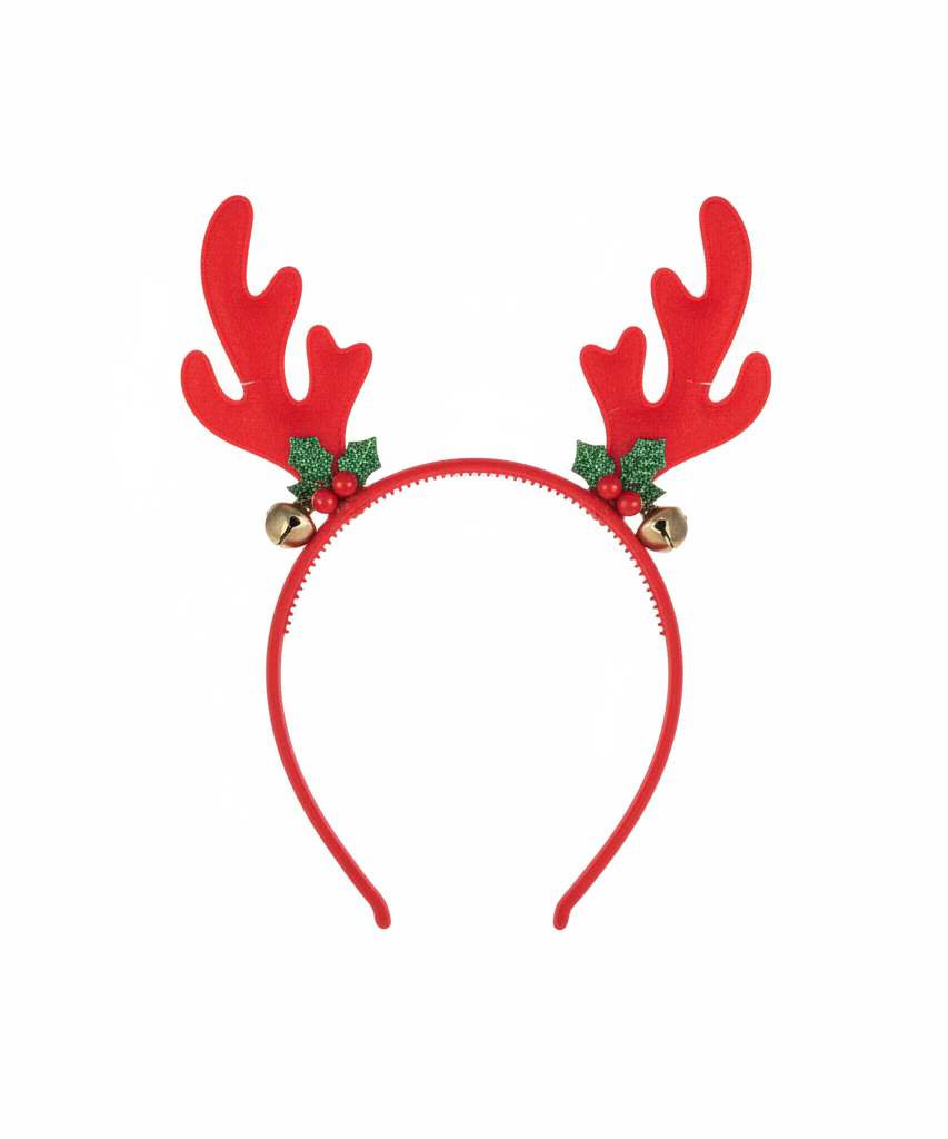 Assorted Christmas Reindeer Antler Headband - 1 Pack