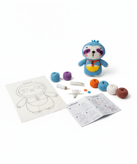 Punch Embroidery Slot Doll Kit