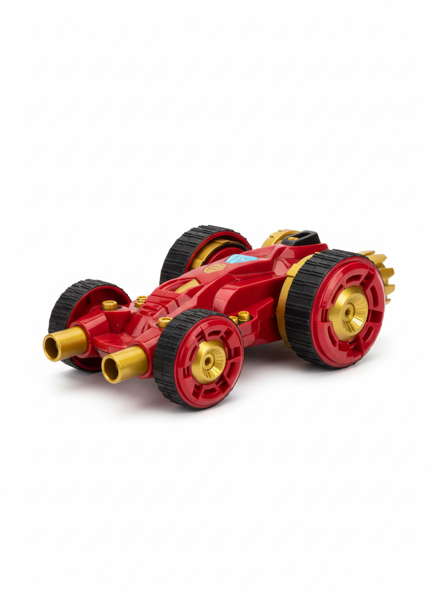 Marvel Avengers Stunt 6in1 5 Rounds Stunt 360 Spins Double-Side Car