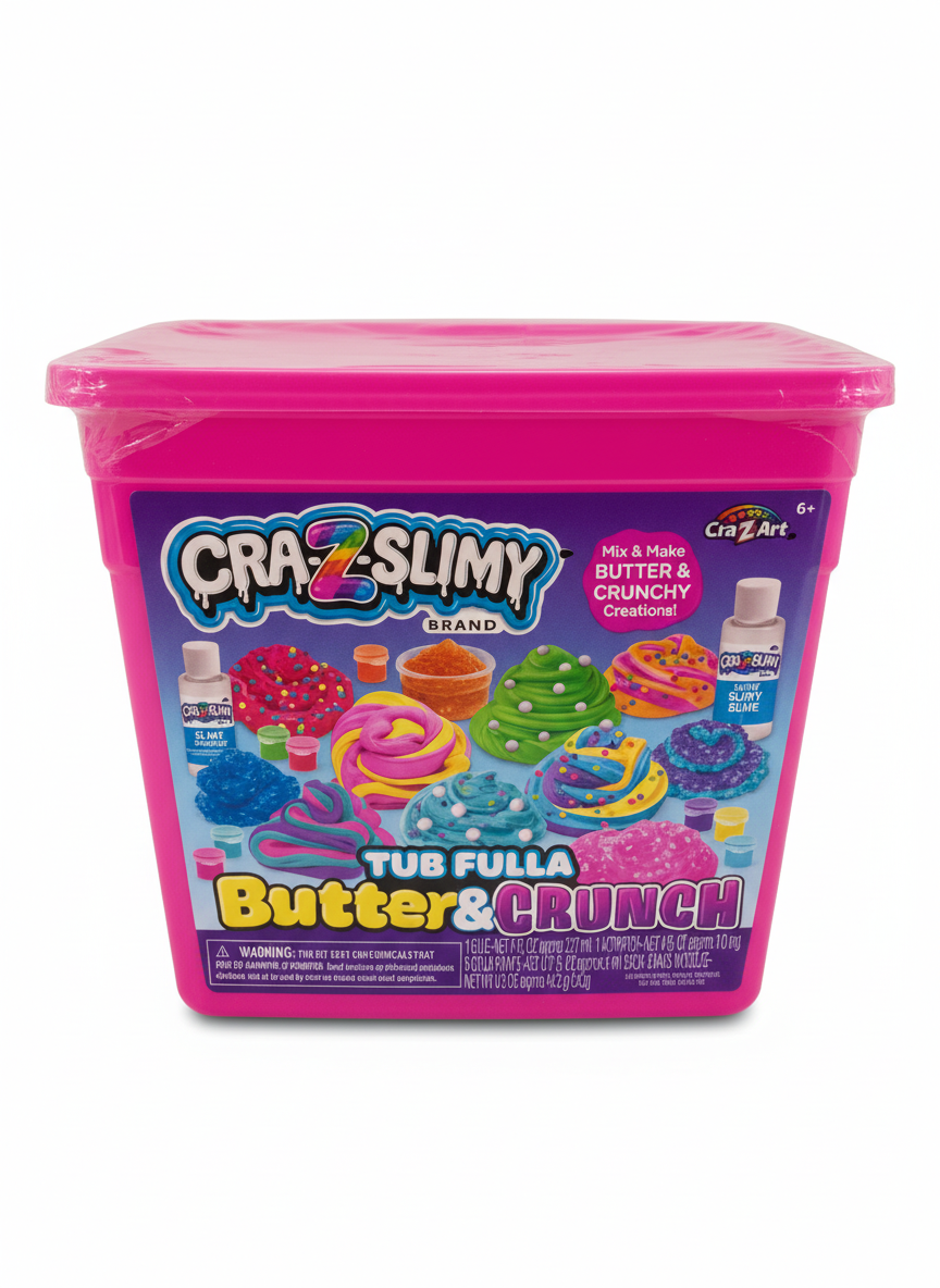 Crazy-Z-Slimy Mix And Make Butter And Crunchy Creations Box
