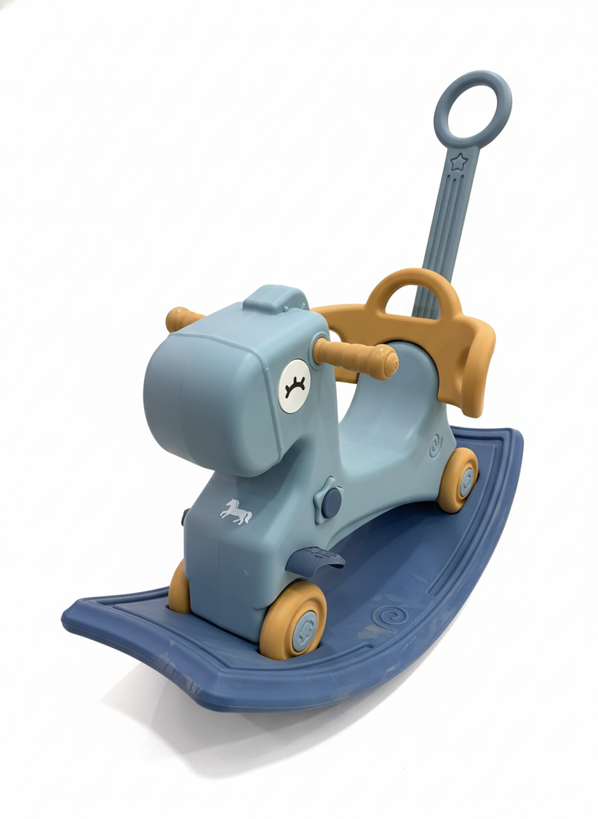 Hand Pushing Rocking Horse 2 In 1