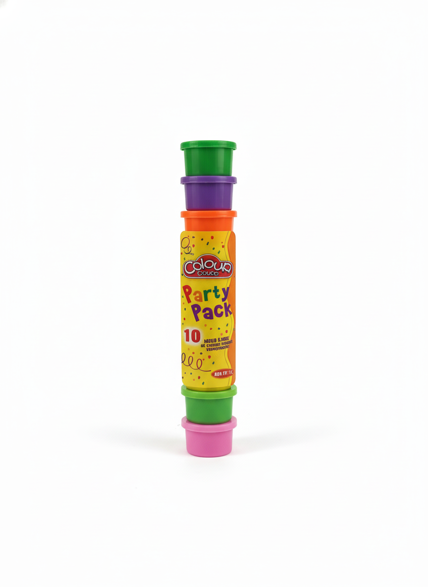 Color Dough Party Pack 10 Mini Cans Of Color Dough Compound
