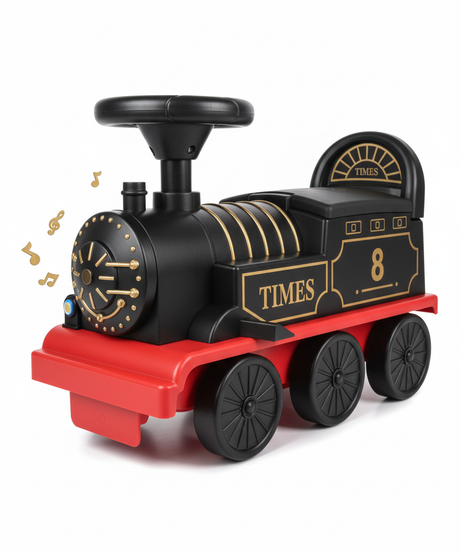 Retro Opening Children Train Discovery