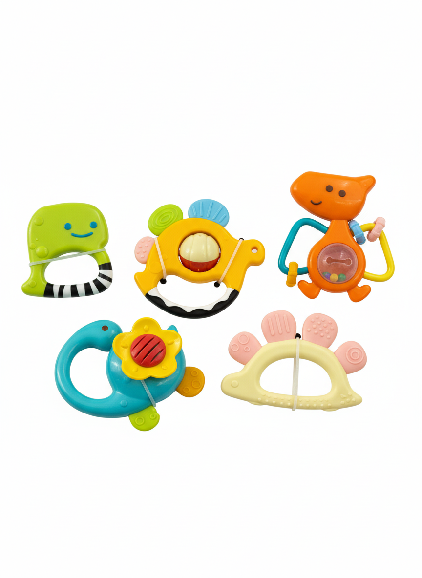 Dinosaur Rattles 5 PCS