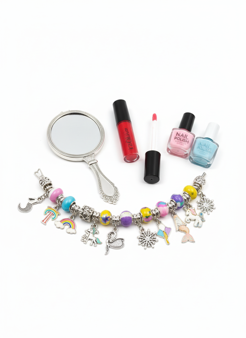 2-In-1 Pandana Braclet Childrens Jewelry And makeup