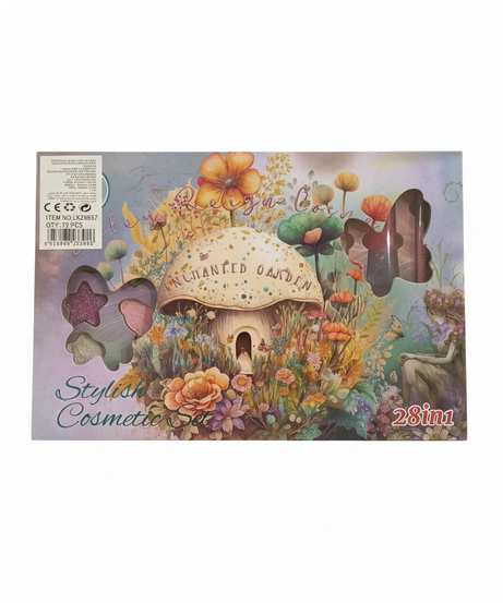 Stylish Cosmetic Set 28-In-1 Enchanted Garden
