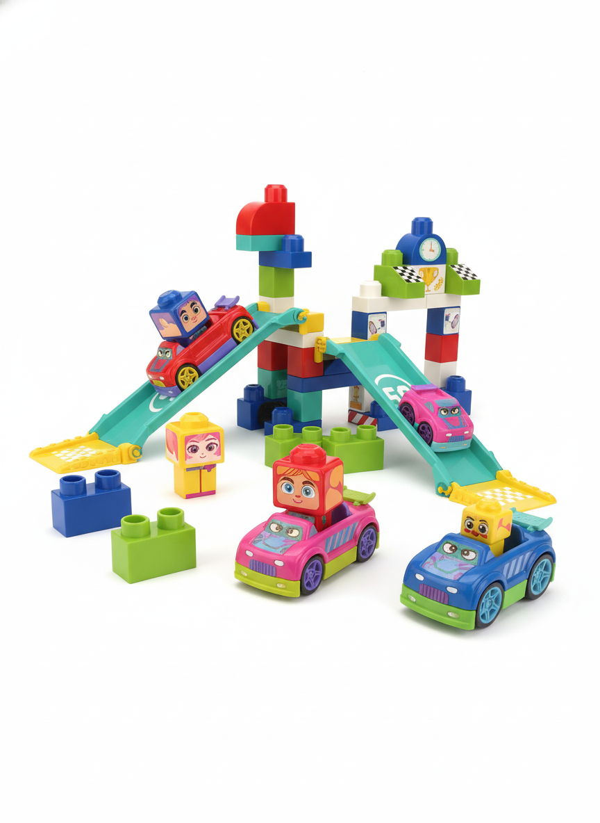Build Me Up Maxi Wild Racers Set 40 PCS