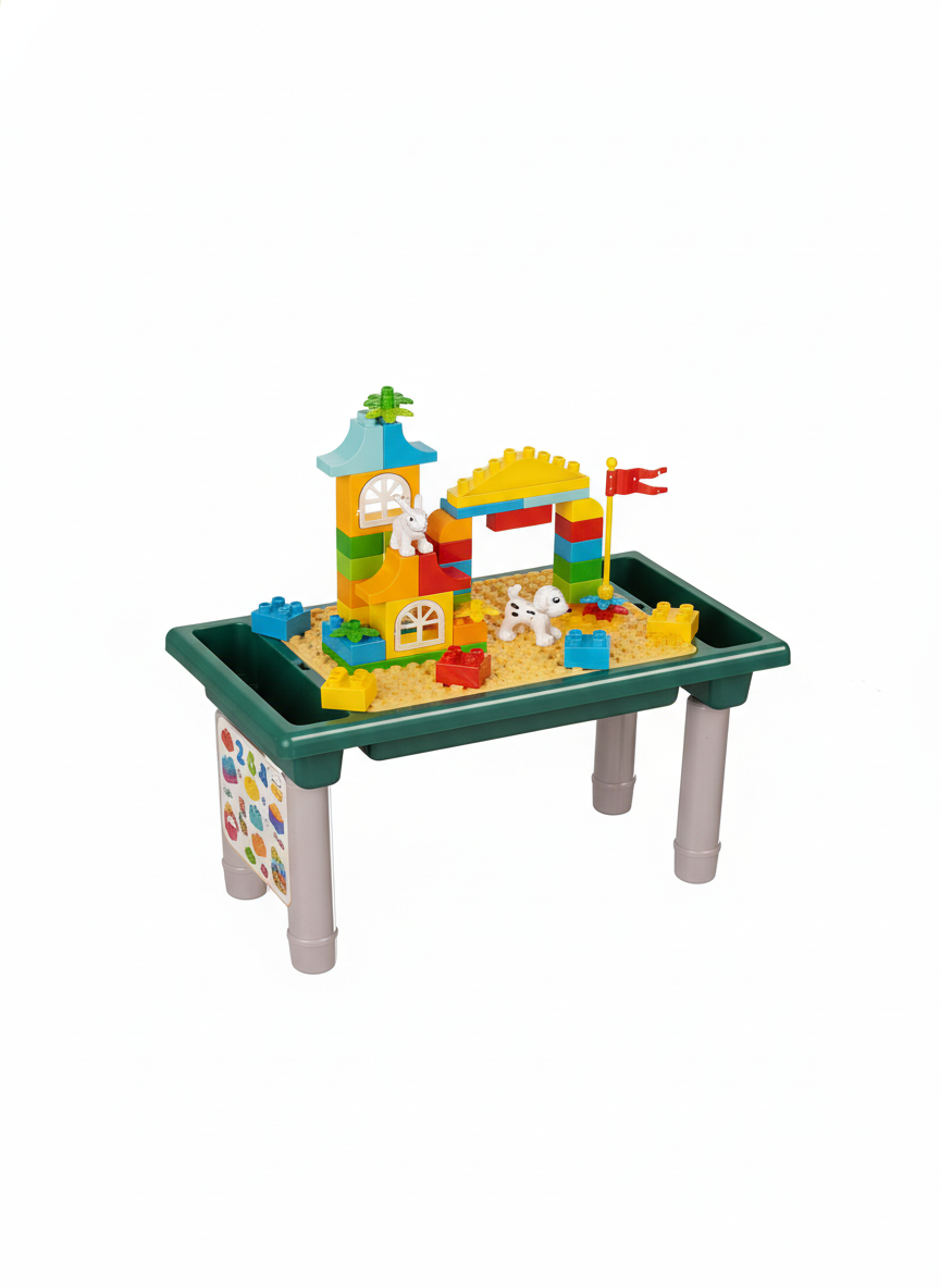 Happy 61Zoo Changeable Building Blocks Table