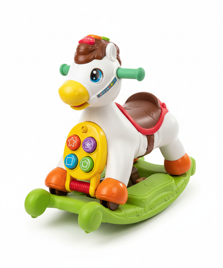 2-In-1 Rocking And Ride On A Horse 18-96 Months 3 Ways To Play