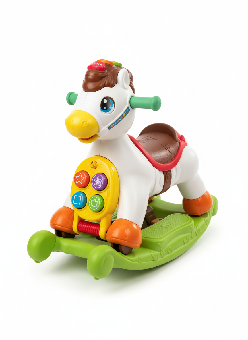 2-In-1 Rocking And Ride On A Horse 18-96 Months 3 Ways To Play