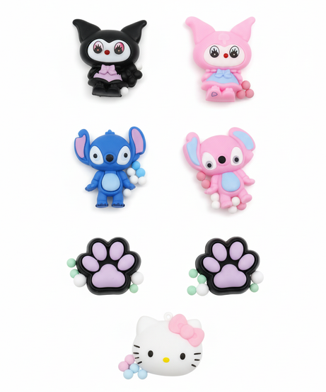 Happy Toys Kawaii Character & Paw Print Squishy Fidget Toys